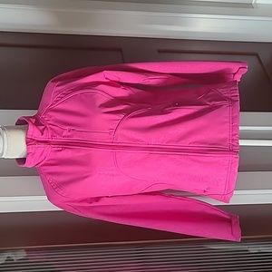 Double Diamond Fleece Lined Athletic Style Jacket